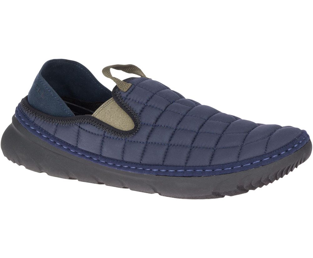 Merrell Slip Ons Navy - Hut Moc - Mens 18RYCXQTF